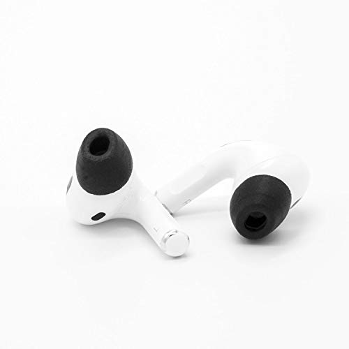 COMPLY Espuma Apple AirPods Pro 2.0 Earbud Tips para auriculares cómodos con cancelación de ruido que hacen clic y permanecen puestos (medianos, 3 pares)