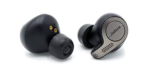 Comply TrueGrip Pro - Almohadillas de Espuma para Auriculares Jabra True Wireless (tamaño Mediano), Color Negro