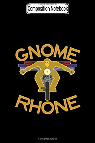 Composition Notebook: Gnomerhone.Png Biker Motorcycles Notebook