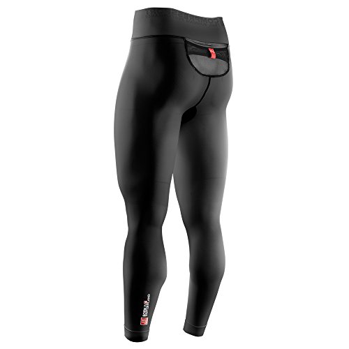 COMPRESSPORT Full Tights - Malla Larga Unisex, Color Negro, Talla 1