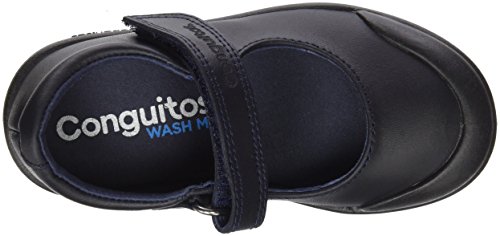 Conguitos Merceditas Colegial Lavable Velcro, Bebé, Azul Marino 2, 31 EU