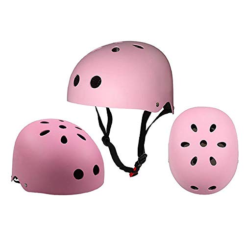 Conjunto protector deportivo para jóvenes de FampU, codera, rodillera, muñequera, almohadilla de seguridad, protector para patinar, bicicleta, BMX, monopatín, aeropatín, actividade al aire libre,rosa