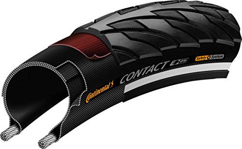 Continental Contact Neumáticos para Bicicleta, Unisex Adulto, Negro, 20X1.4 (37-406)