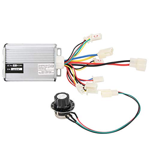 Controlador-Aluminio 36V 1000W Controlador de Cepillo Duradero portátil Kit de Interruptor de rotación de posicionamiento para Bicicleta eléctrica