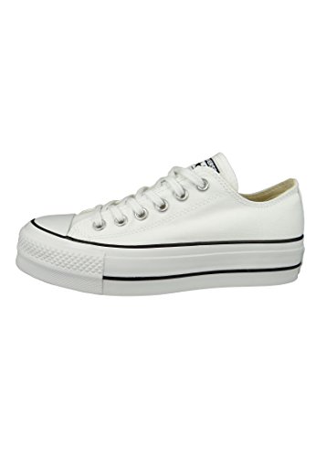 Converse Chuck Taylor All Star Lift Womens White Ox Trainers-UK 3 / EU 35