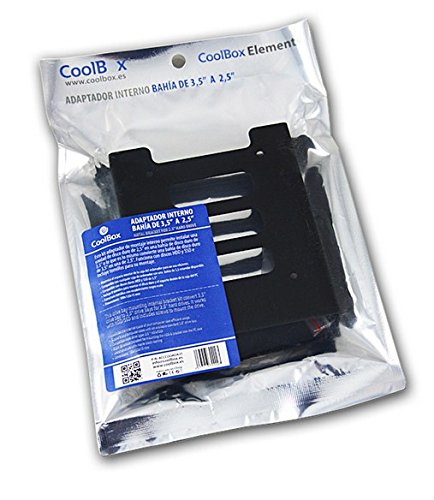 CoolBox COO-AB3525M Adaptador Interno Bahía de 3,5” a 2,5” para Discos HDD y SDD