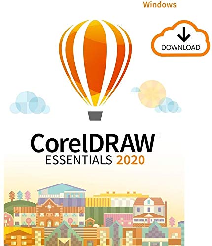 CorelDRAW Essentials 2020 | Software de diseño gráfico | 1 Dispositivo | PC | Código de activación PC enviado por email