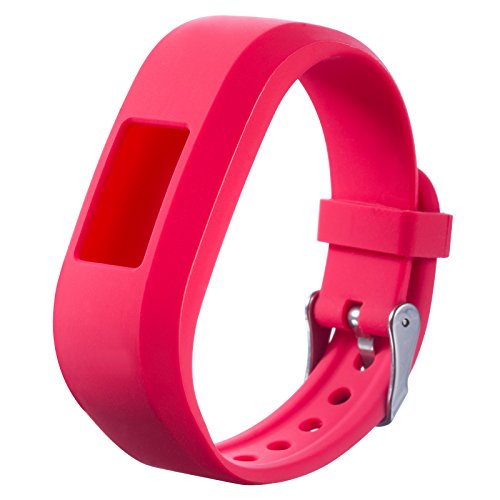 Correa de Repuesto para Garmin Vivofit JR 2, Grandes Bandas y Correas de Repuesto para Garmin Vivofit JR & Vivofit JR.2 & Vivofit 3, [se Adapta a muñecas de 14 a 21,6 cm para niños], 3pc(Bla+SLA+Red)