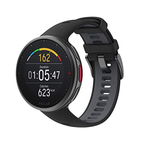 Correa intercambiable para Polar Vantage V2 Reloj GPS Corriendo, Adultos Unisex, Negro, S-L