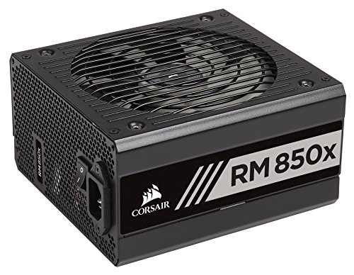 Corsair RM850x - Fuente de alimentación (totalmente modular, 80 Plus Gold, 850 W, EU) negro