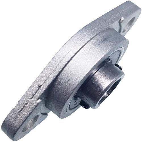 Counius 6 Piezas KFL000 10mm Diámetro Aleación de Zinc alineación automática cojinete Brida Cojinete Rodamiento Bolas