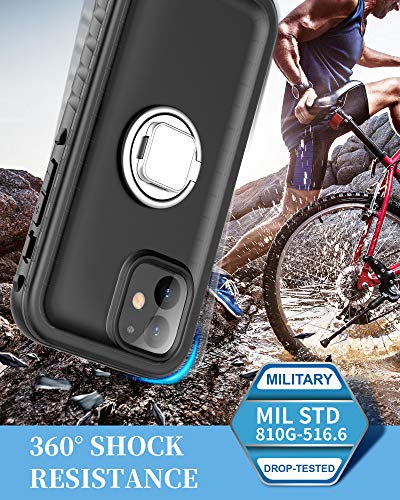 Cozycase Soporte Movil Bicicleta Compatible con iPhone 12/12 Pro - con Funda estanca, Teléfono Aluminio Manillar de Bicicleta de Montaje (iPhone 12/12 Pro (6,1"))