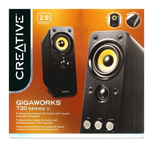 Creative Gigaworks T20 II - Altavoces de Ordenador de 14 W (Estereo), Color Negro