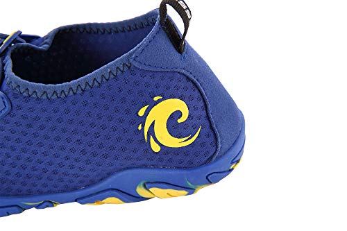 Cressi Molokai Shoes Calzado Deportivo multipropósito, Unisex Adulto, Azul/Amarillo, 41 EU