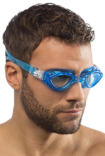 Cressi Premium Gafas de Natación para Adulto, Fox, Transparente/Lentes Claros