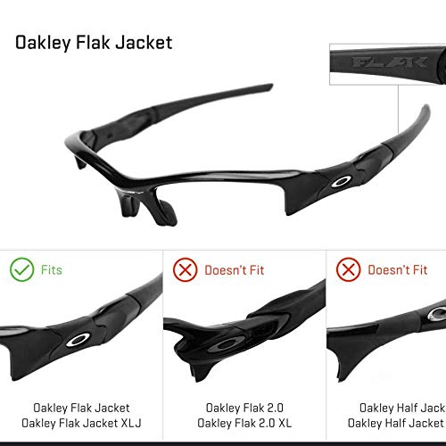 Cristales de Recambio Compatibles para Oakley Flak Jacket,Fotocromatico