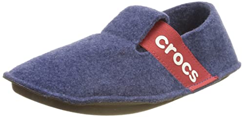 Crocs Classic Slipper K, Zapatillas de estar por casa, Unisex Niños, Azul (Cerulean Blue), 34-35 EU