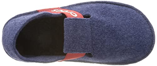 Crocs Classic Slipper K, Zapatillas de estar por casa, Unisex Niños, Azul (Cerulean Blue), 34-35 EU