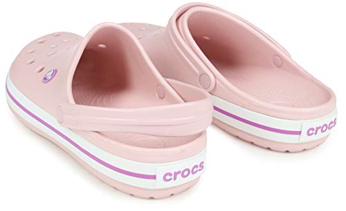 Crocs Crocband Unisex Adulta Zuecos, Rosa (Pearl Pink Wild Orchid), 36/37 EU