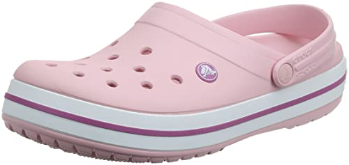 Crocs Crocband Unisex Adulta Zuecos, Rosa (Pearl Pink Wild Orchid), 36/37 EU