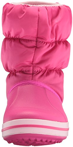 Crocs Winter Puff Boot Kids, Botas de Nieve Unisex Niños, Rosa (Candy Pink), 22/23 EU