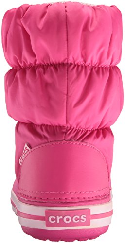 Crocs Winter Puff Boot Kids, Botas de Nieve Unisex Niños, Rosa (Candy Pink), 22/23 EU