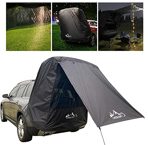 Crtkoiwa Toldo Refugio SUV Carpa Carpa de Viaje para automóvil Carpa para automóvil con toldo portátil Carpa para Remolque para Autocaravana Carpa para Techo en el Techo para la Playa Hatchback.