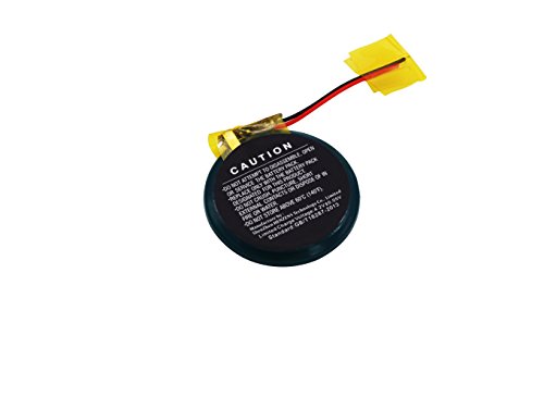 CS-GRS110SH Batería 200mAh Compatible con [Garmin] Approach S1, Approach S3, Approach S4, Forerunner 110, Forerunner 210, Forerunner 210W, Forerunner S1, Forerunner S1W sustituye 361-00047-00, para 3