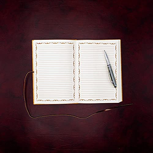 Cuaderno Diario de piel (15x21 cm), Bloques intercambiables, Agenda de cuero hecha a mano en Florencia - Made In Italy | FP Flavio Parenti - Ugo (Marrón)