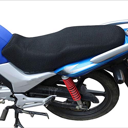 Cubierta de asiento de scooter eléctrica transpirable con aislamiento térmico impermeable 3D,Cubierta de asiento de motocicleta Almohadilla de malla de aislamiento térmico transpirable antideslizante