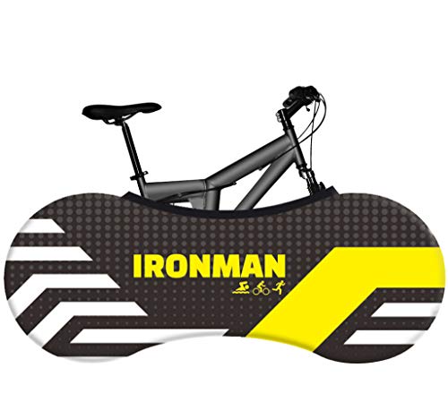 Cubiertas Para Bicicletas Con Rayas Geométricas Blancas Y Amarillas, Cubierta Interior Bicicletas, Cubierta Antipolvo De Alta Resistencia, Cubierta Protección Anti Uv Bicicletas Carretera Y Montaña