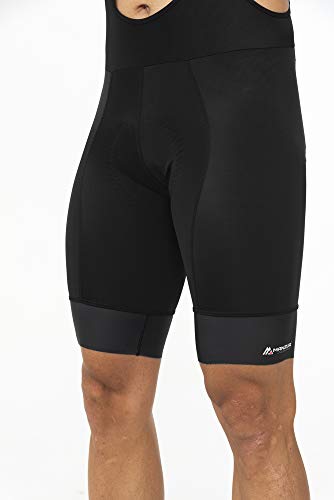 Culotte 402 Hombre Corto Ciclismo // Pierna Terminada en Silicona Con Costura // Tirantes Elásticos y Sin Costura // Badana Plus Coolmax // Textiles con Tecnologías X-Static y Sanitazed