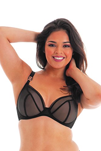 Curvy Kate Lifestyle Plunge Bra, Sujetador Básico para Mujer, Negro, 80E EU