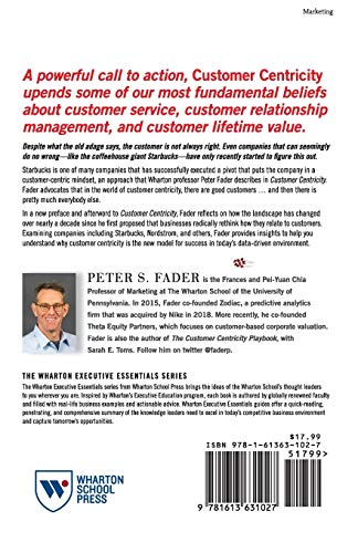 Customer Centricity: Focus on the Right Customers for Strategic Advantage (Wharton Executive Essentials)