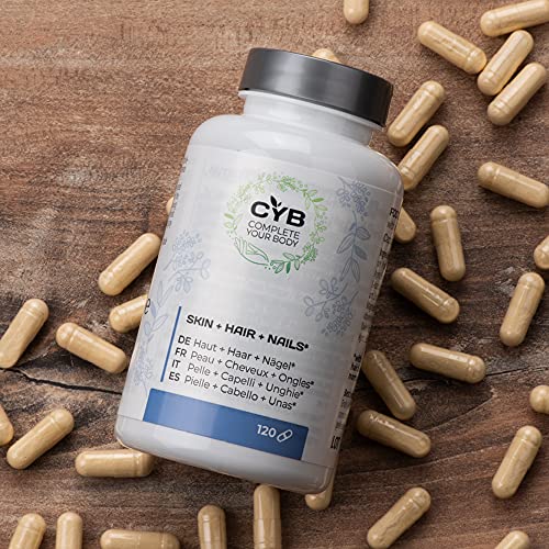 CYB Complete Your Body - Piel + Cabello + Uñas, 120 cápsulas