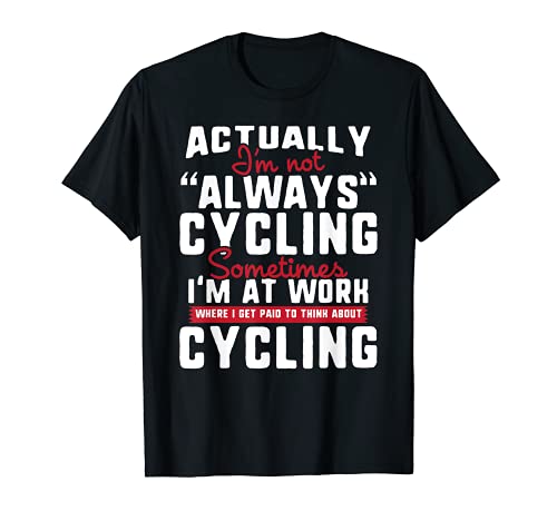 Cycling design For Bicycle Athletes and Cycle Shop Employees Camiseta