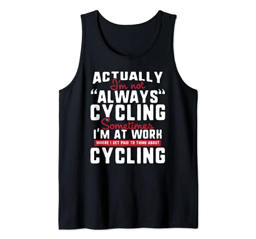 Cycling design For Bicycle Athletes and Cycle Shop Employees Camiseta sin Mangas