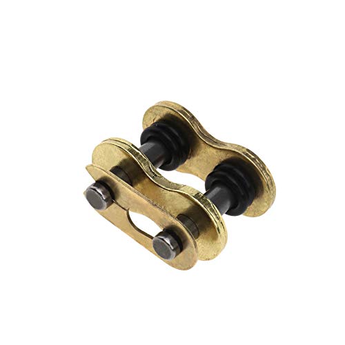 D2D 525 - Remache de cadena de eslabones de oro con anilla en X para motocicleta, piezas de repuesto para cadenas 525VX G&B525VX VX2.