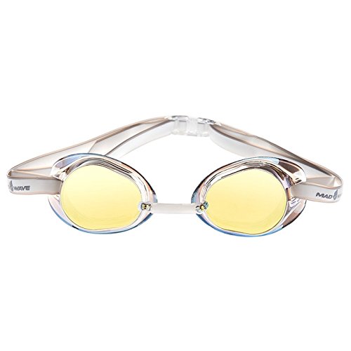 DAM Mad Wave m0455 02 0 06 W Racing – Gafas de natación, Color Amarillo, Talla única