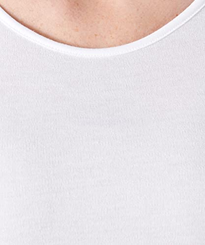 Damart Lot de 2 tee-Shirts Thermolactyl Camiseta térmica, Blanco, S (Pack de 2) para Mujer