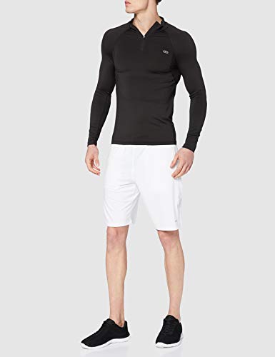 Damart Sport T-Shirt Zippé Easy Body 3 Thermolactyl Camiseta térmica, Negro Negro 49956-17010, S para Hombre
