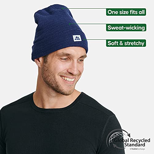 DANISH ENDURANCE Gorro de Punto Poliéster 100% Reciclado (Azul)