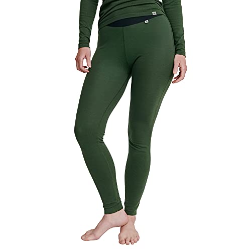 DANISH ENDURANCE Women's Merino Tights L Green 1-Pack