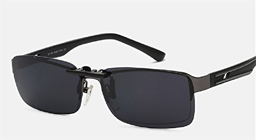 DAUCO Gafas de Sol Polarizadas Clip Lentes de Espejo de Hombre Mujer Unisex Deportes