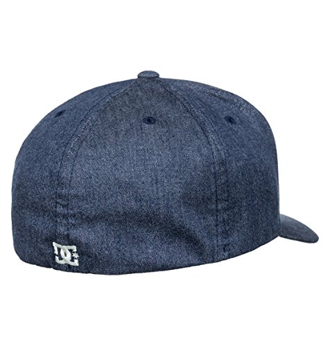 DC Shoes Capstar TX - Gorra Flexfit para Hombre Gorra Flexfit®, Hombre, Dark Indigo, S/M