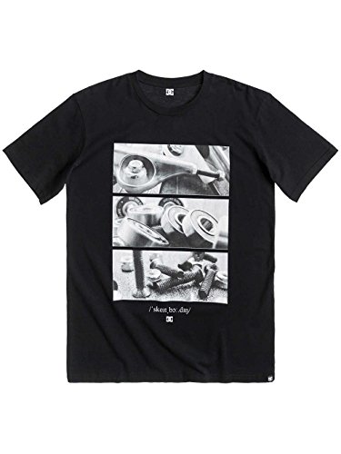 DC Shoes-t -Shirt para Hombre Negro Negro Talla:S (Taille Fabricant : S)