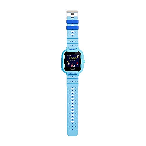 DCU TECNOLOGIC | Reloj Inteligente niños | Smarwatch para niños | Llamadas 2G | Tecnología GPRS+LBS+WiFi | A Prueba de Golpes | IP67 | Azul