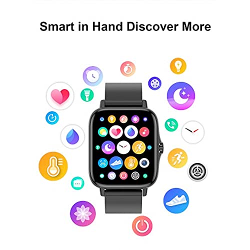 DCU TECNOLOGIC | Smartwatch Modern | Reloj Inteligente Llamadas | Notificaciones Apps y Llamadas | 8 Modos de Deporte | IP67 | 2 Correas Metal Oro Rosa + Silicona Rosa