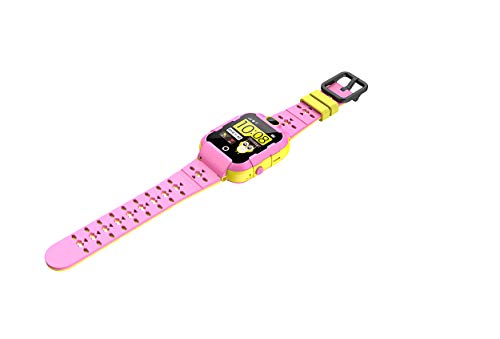 DCU Tecnologic | Smartwatch | Reloj Inteligente para niños | Pulsera de Actividad IP67 | a Prueba de Sudor y Salpicaduras de Agua | botón de Emergencia | Mensajes de Voz y Llamadas (Rosa)