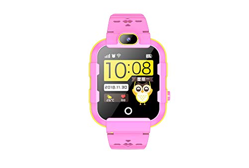 DCU Tecnologic | Smartwatch | Reloj Inteligente para niños | Pulsera de Actividad IP67 | a Prueba de Sudor y Salpicaduras de Agua | botón de Emergencia | Mensajes de Voz y Llamadas (Rosa)